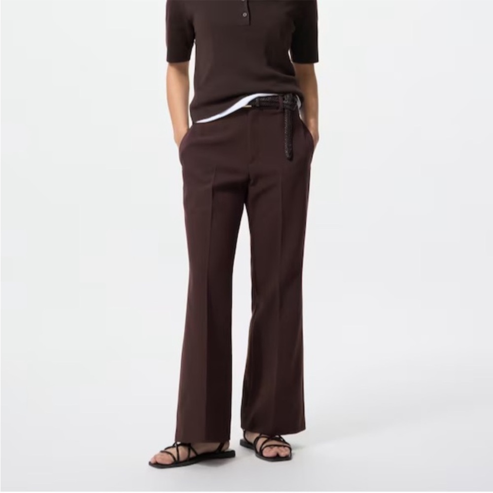 Uniqulo Dark Brown Flare Pants